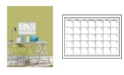 Brewster Home Fashions Medium White Monthly Calendar Set Of 2